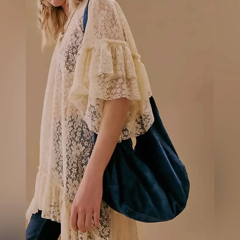 Lace ruffle sleeve tunic/dress - Picture 3 of 8